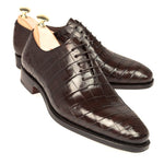 Carmina Alligator Shoes 910 Rain Brown