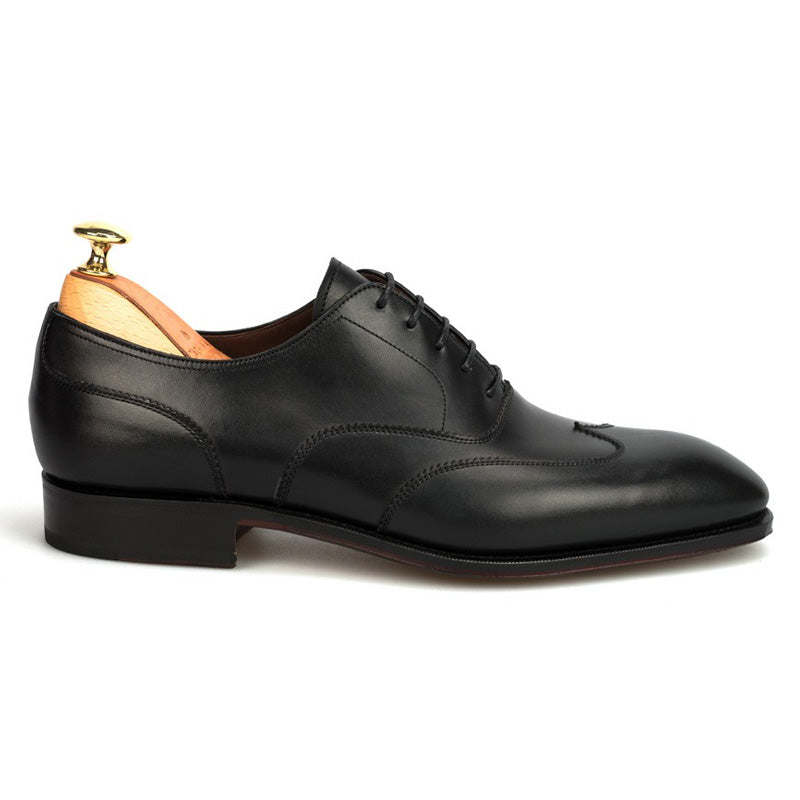 Carmina Austerity Brogue Oxford 80270 Simpson Black Vegano