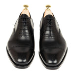 Carmina Cap Toe Oxfords 10051 Rain Black