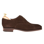 Carmina Cap Toe Oxfords 762 Rain Brown Suede