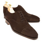 Carmina Cap Toe Oxfords 762 Rain Brown Suede