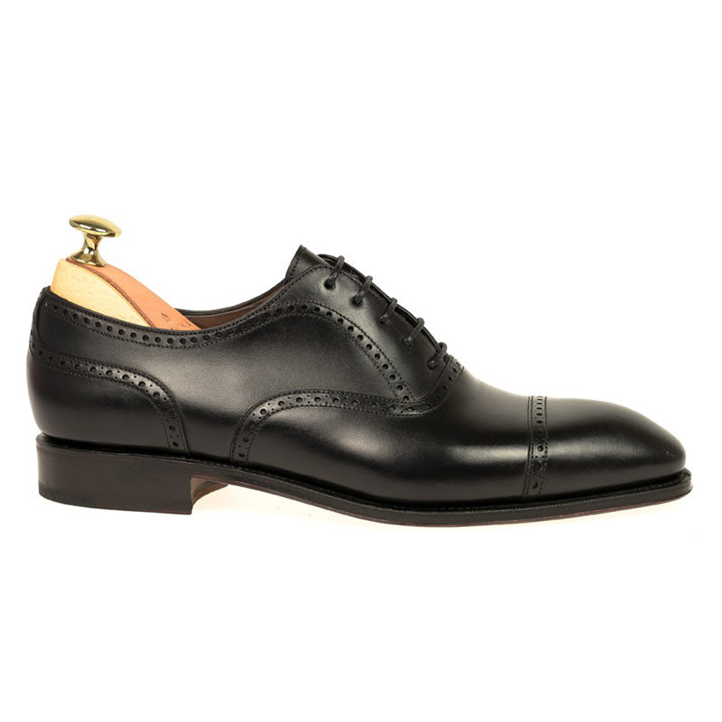 Carmina Cap Toe Oxfords 80105 Simpson Black
