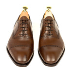 Carmina Cap Toe Oxfords 80105 Simpson Brown Vegano
