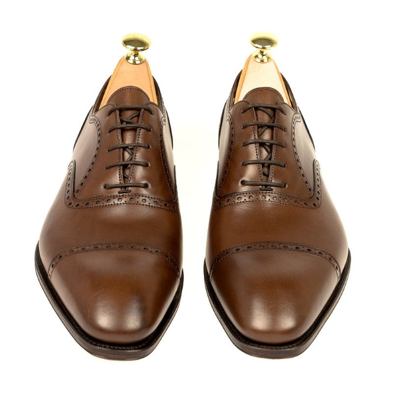 Carmina Cap Toe Oxfords 80105 Simpson Brown Vegano