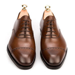 Carmina Cap Toe Oxfords 80201 Rain Brown