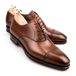Carmina Cap Toe Oxfords 80201 Rain Brown
