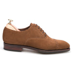 Carmina Cap Toe Oxfords 80201 Rain Snuff Suede
