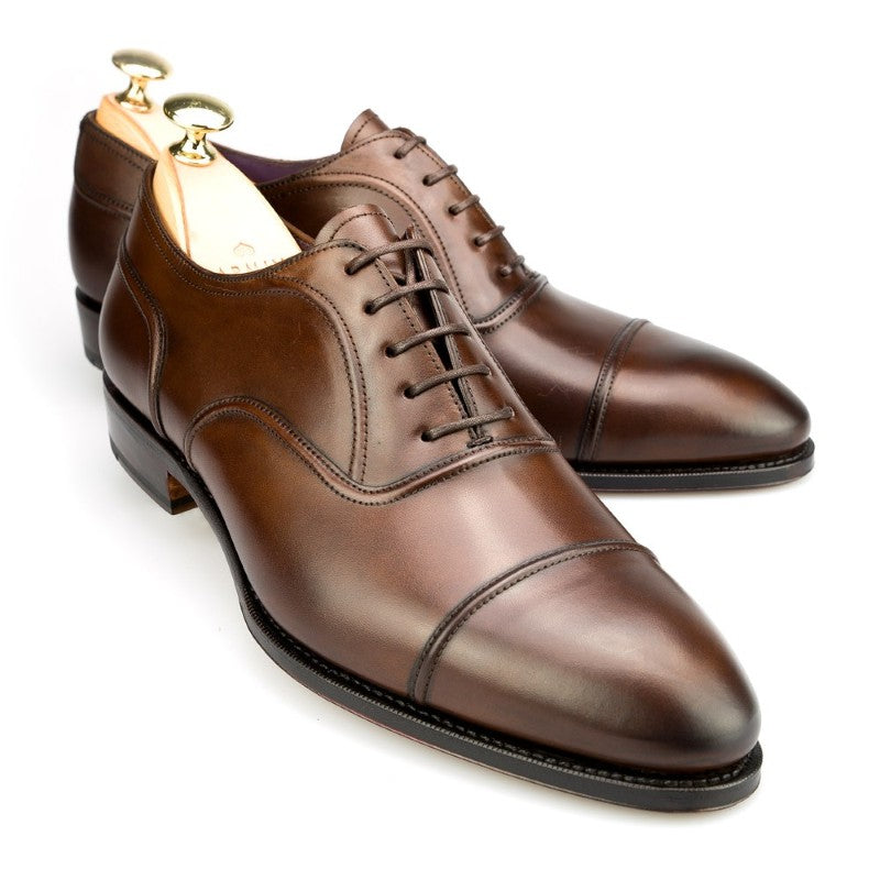 Carmina Cap Toe Oxfords 80267 Inca Brown