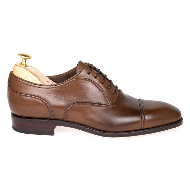 Carmina Cap Toe Oxfords 80267 Rain Brown