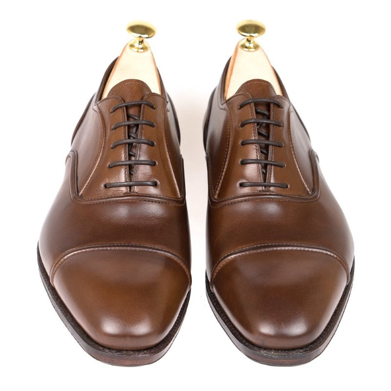 Carmina Cap Toe Oxfords 80267 Rain Brown
