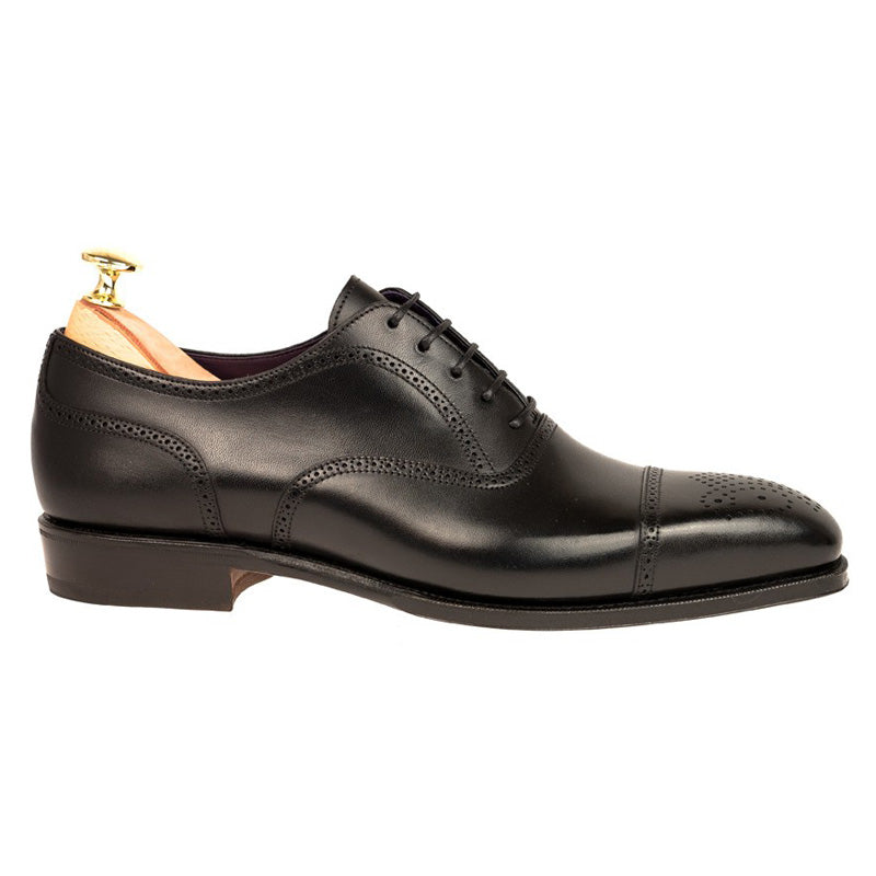 Carmina Cap Toe Oxfords 80593 Costitx Black