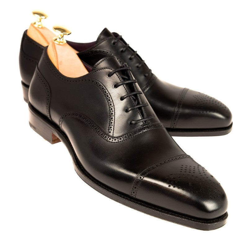 Carmina Cap Toe Oxfords 80593 Costitx Black