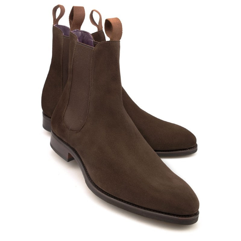 Carmina Chelsea Boots 80186 Inca Brown Suede