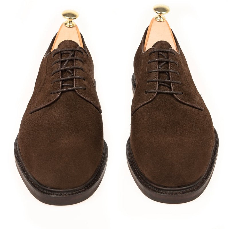 Carmina Derby Shoes 531 Detroit Brown Suede