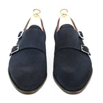 Carmina Double Monk 80281 Inca Navy Suede