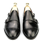 Carmina Double Monk Strap 80250 Inca Black