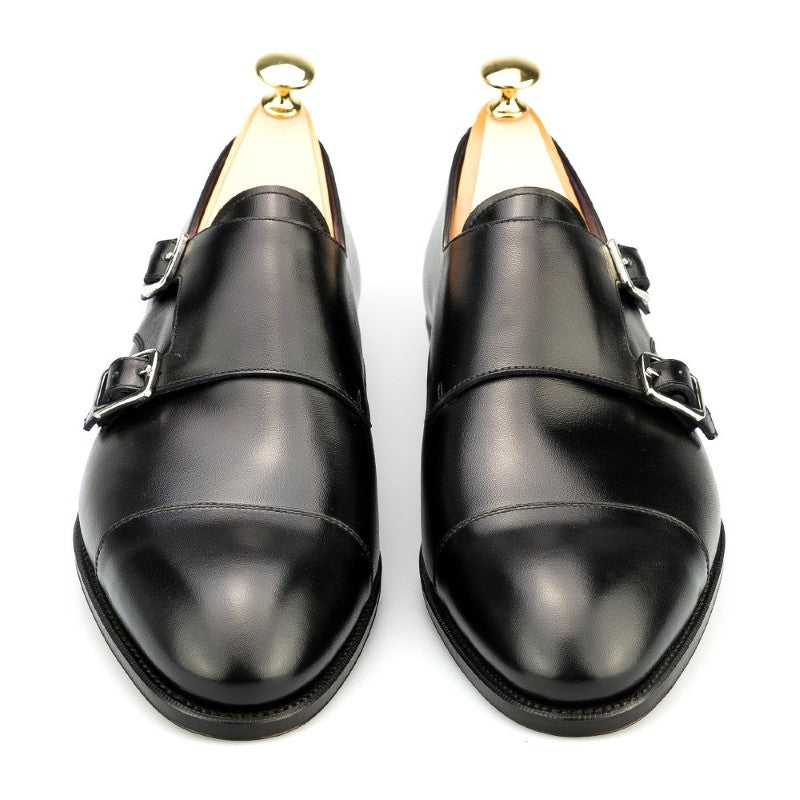 Carmina Double Monk Strap 80250 Inca Black