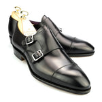 Carmina Double Monk Strap 80250 Inca Black