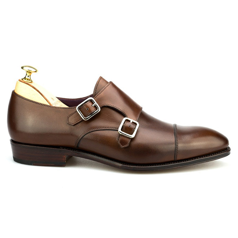 Carmina Double Monk Strap 80250 Inca Brown