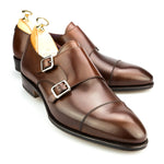 Carmina Double Monk Strap 80250 Inca Brown
