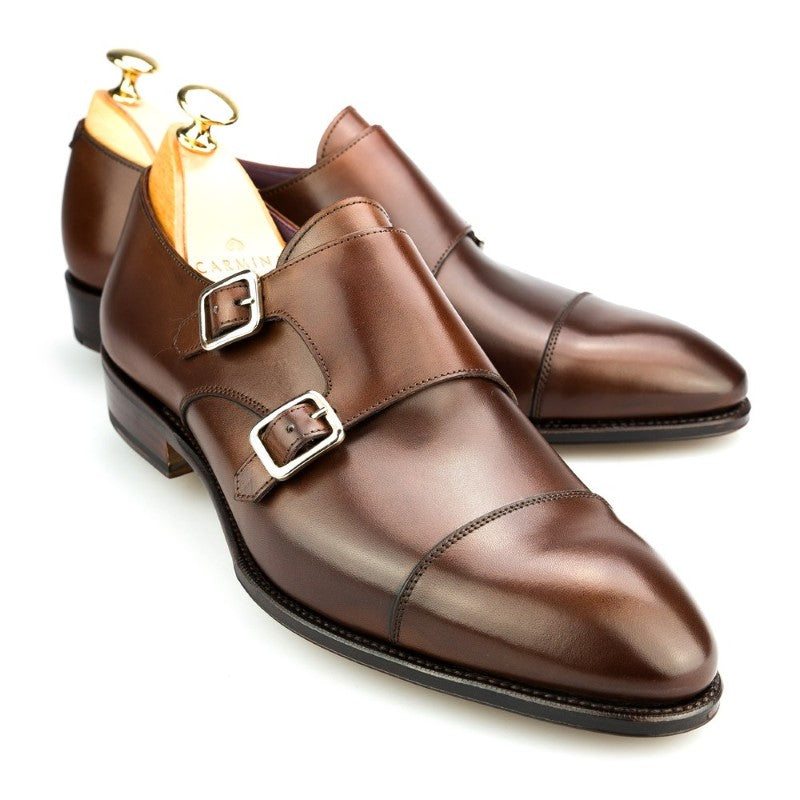 Carmina Double Monk Strap 80250 Inca Brown