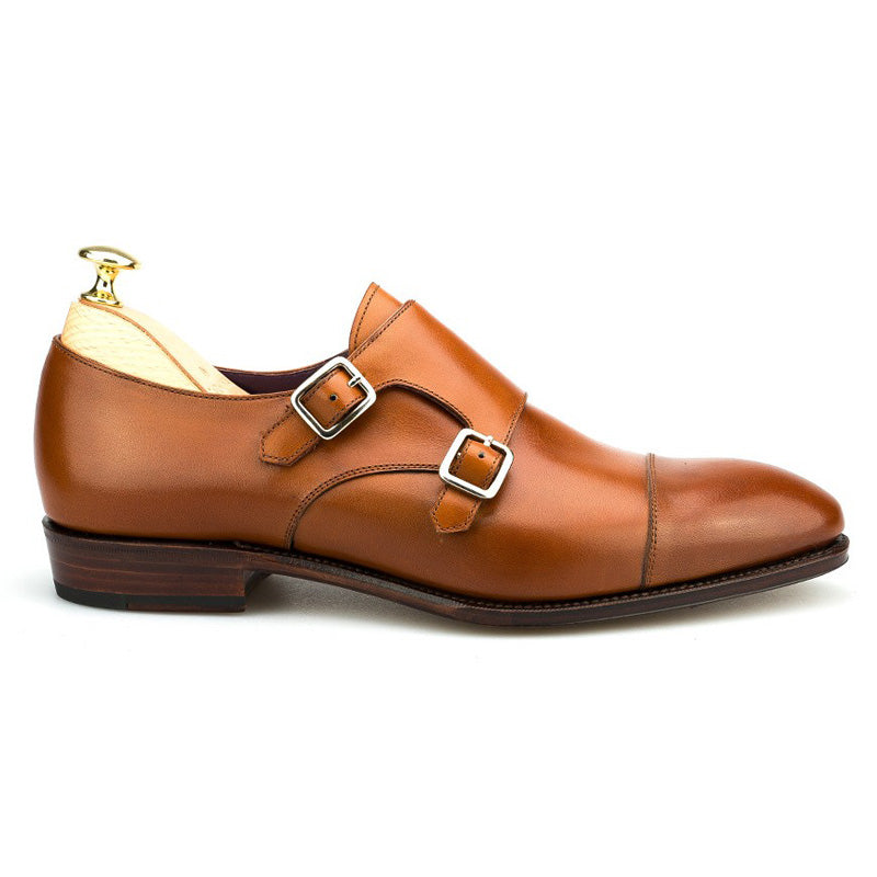 Carmina Double Monk Strap 80250 Inca Tanned