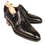 Carmina Double Monk Strap 80544 Rain Black
