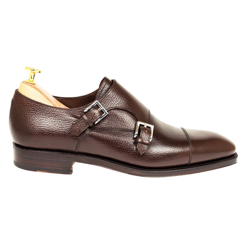 Carmina Double Monk Strap 80544 Rain Brown
