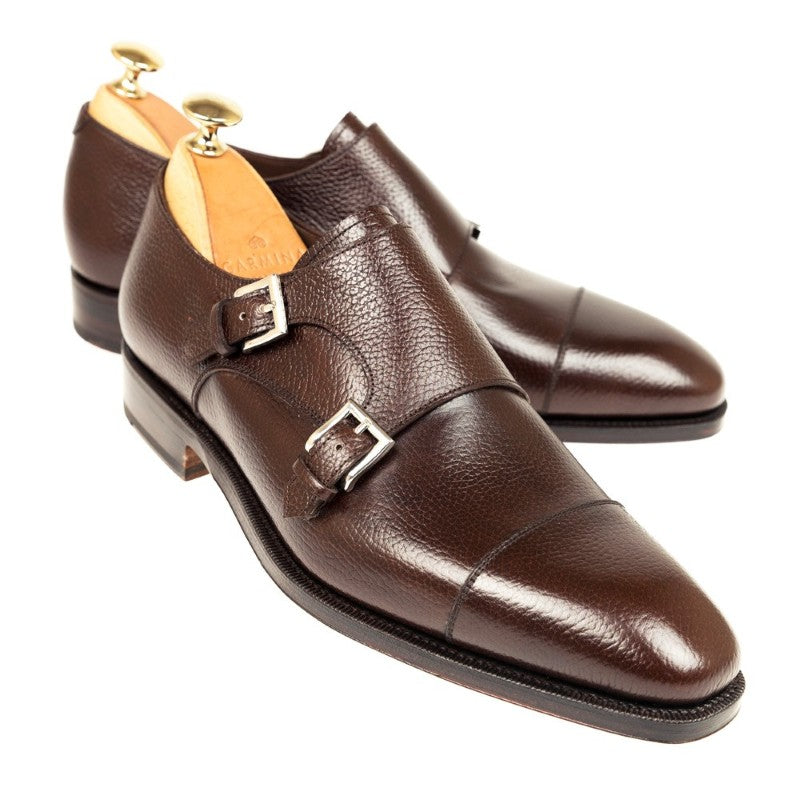 Carmina Double Monk Strap 80544 Rain Brown