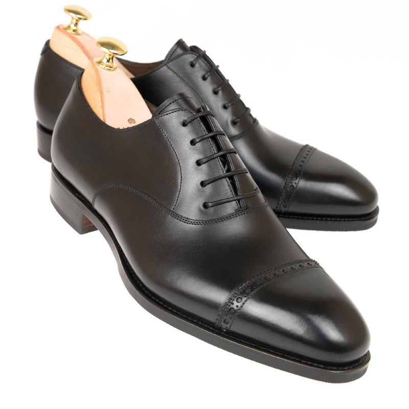 Carmina Dress Shoes 80201 Rain EEE Black
