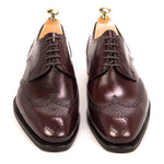 Carmina Kid Leather Blucher 80584 Rain Burgundy