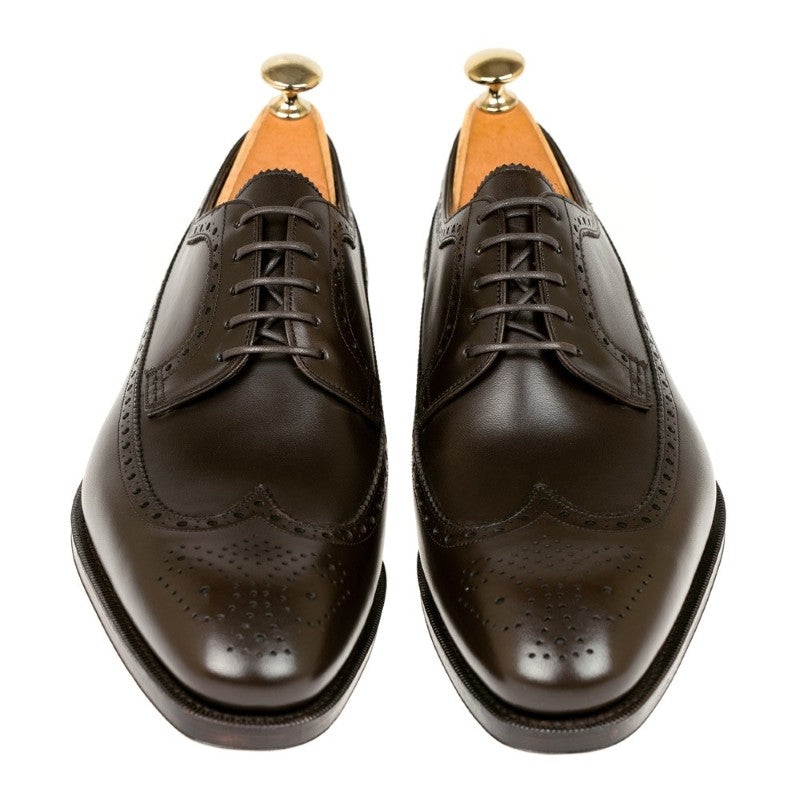 Carmina Longwing Derby Shoes 80474 Rain Brown