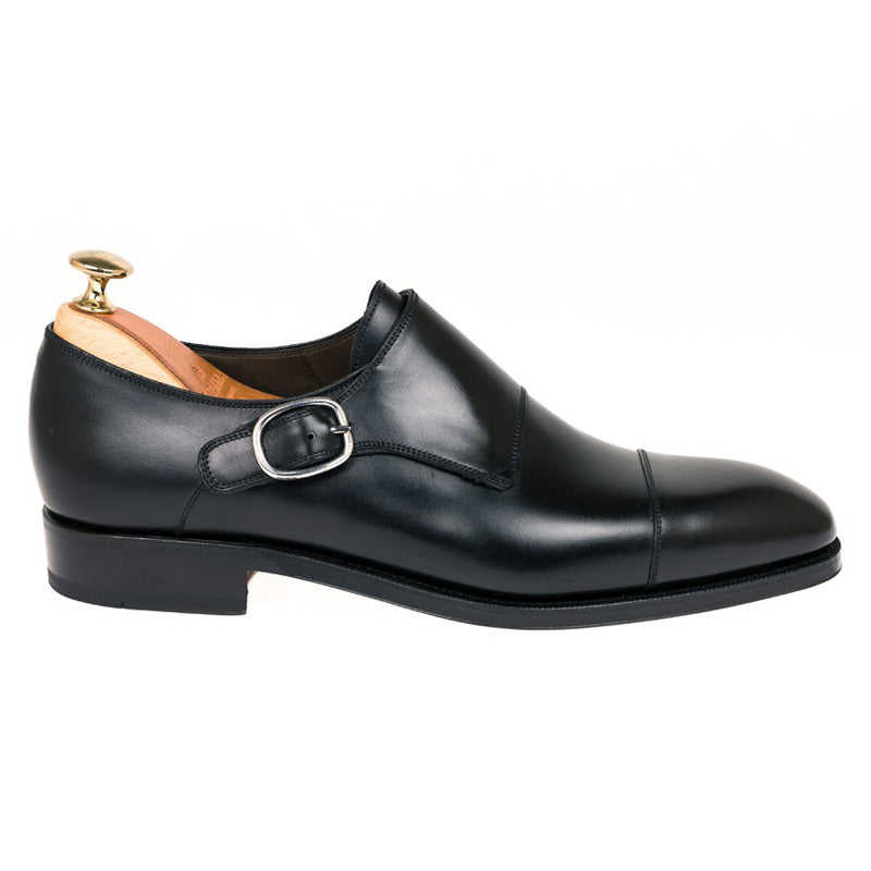 Carmina Monk Strap 80093 Rain Black