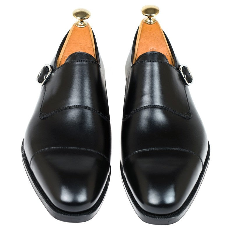 Carmina Monk Strap 80093 Rain Black