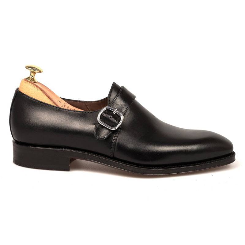 Carmina Monk Strap 80156 Rain Black