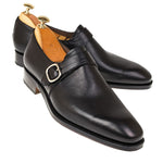 Carmina Monk Strap 80156 Rain Black Lama