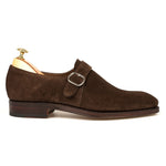 Carmina Monk Strap 80156 Rain Brown Suede