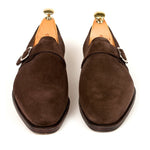 Carmina Monk Strap 80156 Rain Brown Suede