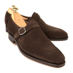 Carmina Monk Strap 80156 Rain Brown Suede