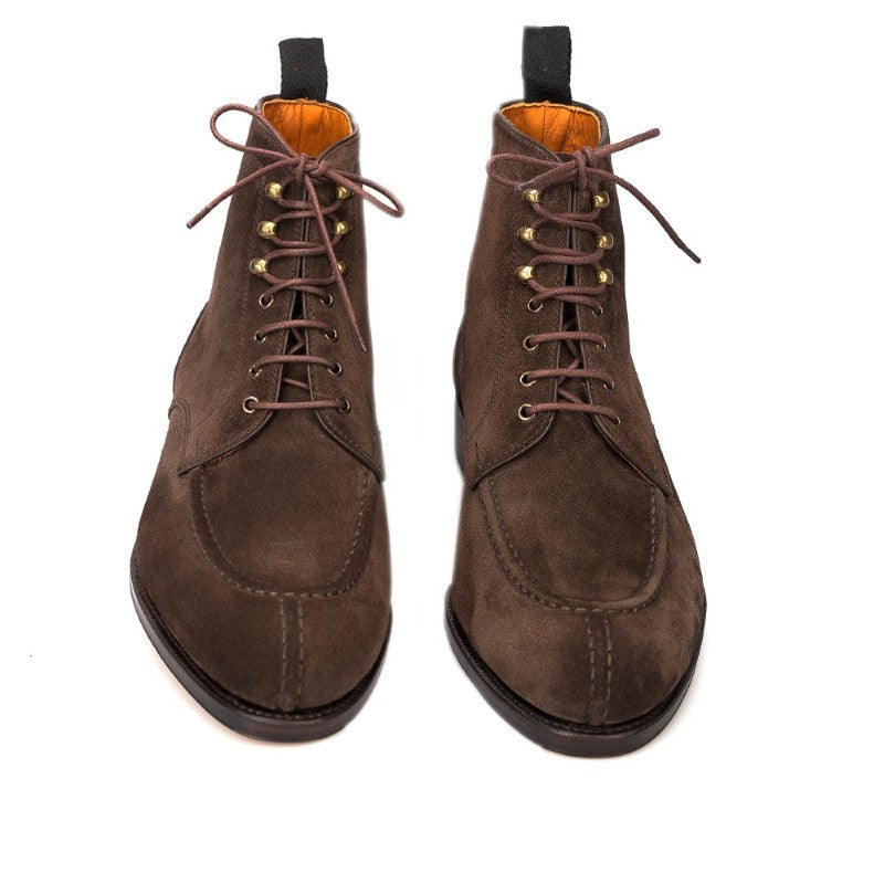 Carmina Norwegian Boots 80488 Forest Brown Suede