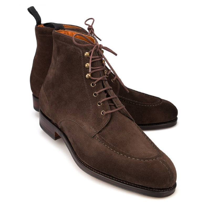 Carmina Norwegian Boots 80488 Forest Brown Suede