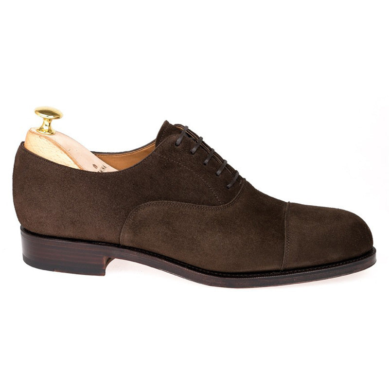 Carmina Oxford Shoes 732 Forest Brown Suede