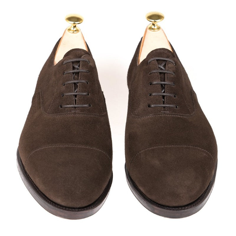 Carmina Oxford Shoes 732 Forest Brown Suede