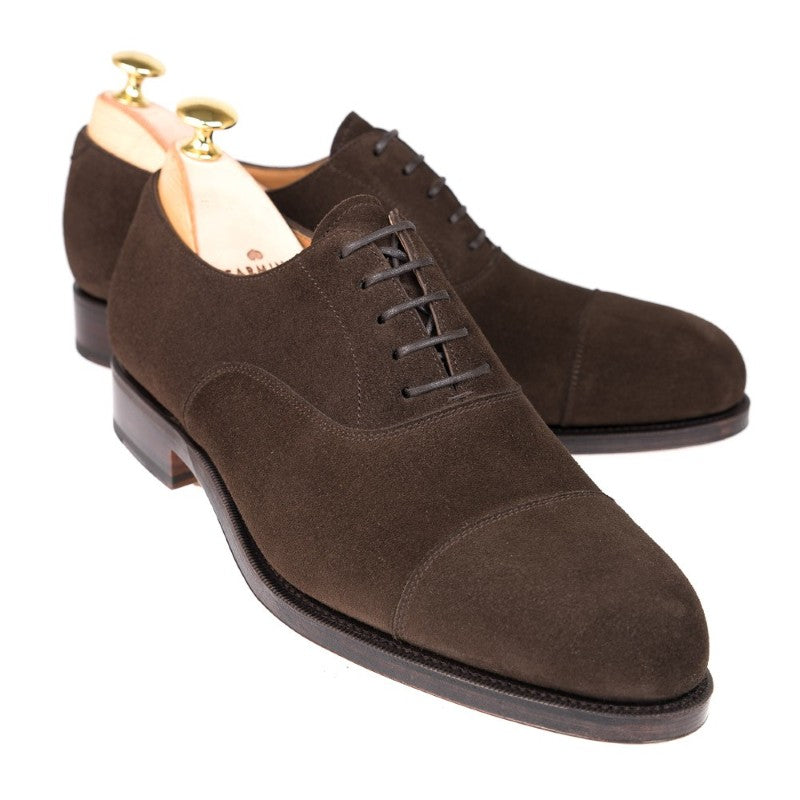 Carmina Oxford Shoes 732 Forest Brown Suede