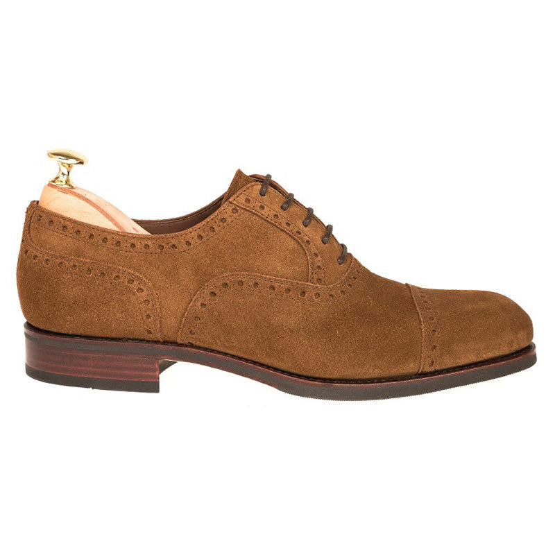 Carmina Oxford Shoes 80339 Robert Snuff Suede