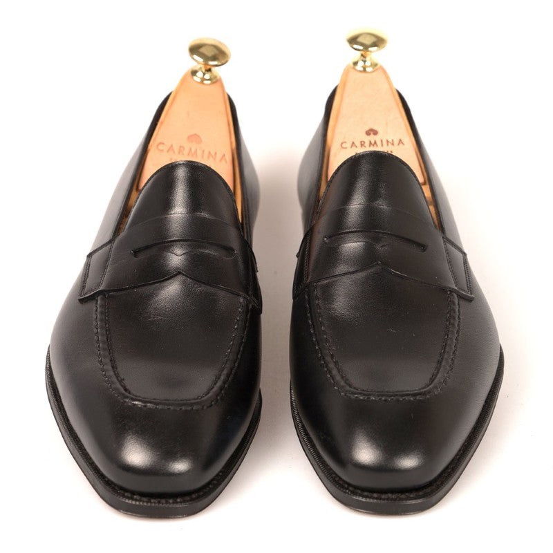 Carmina Penny Loafers 80158 Rain Black