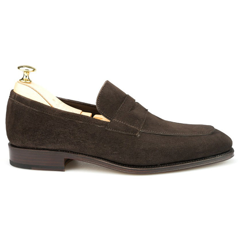 Carmina Penny Loafers 10082 Simpson Brown Suede