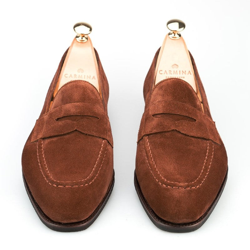 Carmina Penny Loafers 80158 Simpson Polo Suede