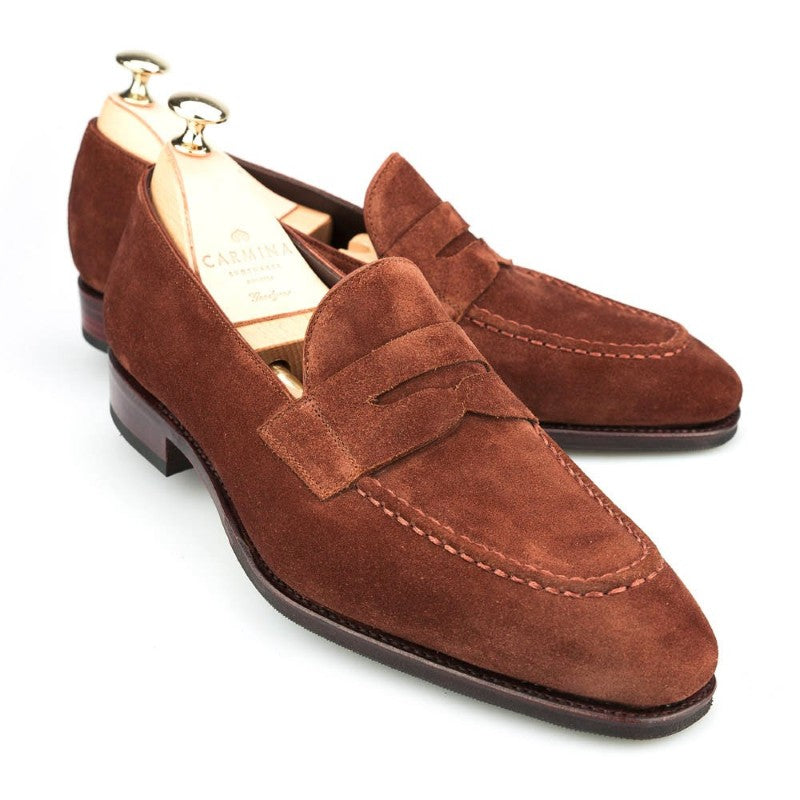 Carmina Penny Loafers 80158 Simpson Polo Suede