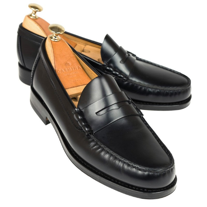 Carmina Penny Loafers 80113 Xim Black
